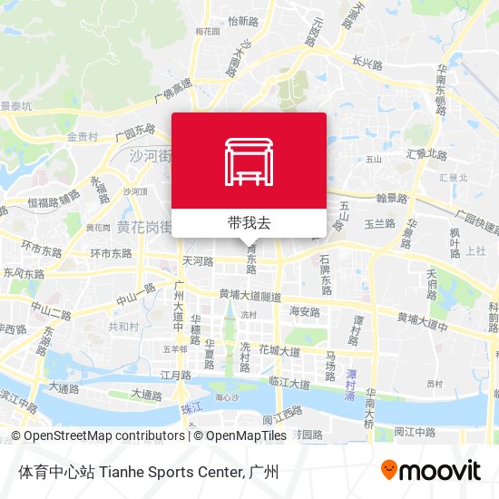 体育中心站 Tianhe Sports Center地图