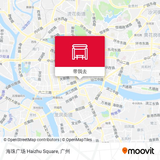海珠广场 Haizhu Square地图