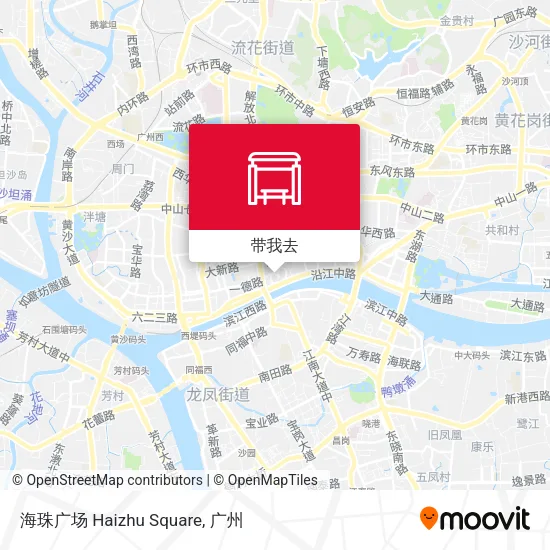 海珠广场 Haizhu Square地图