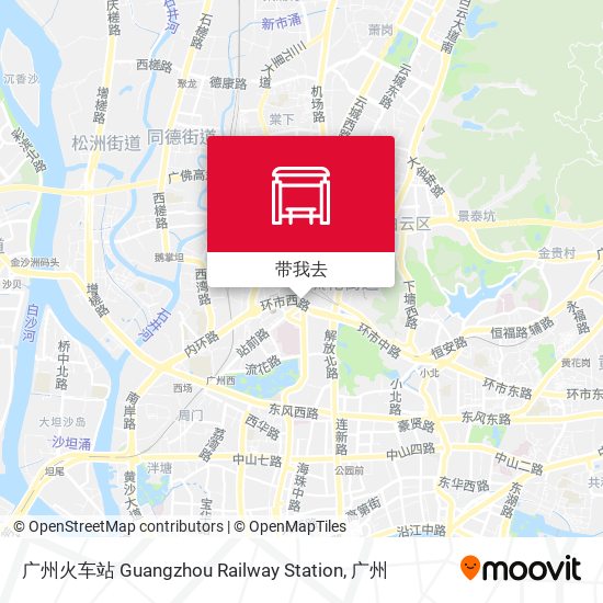 广州火车站 Guangzhou Railway Station地图