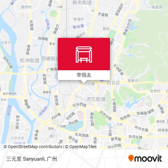 三元里 Sanyuanli地图