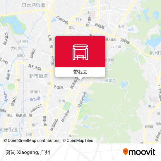萧岗 Xiaogang地图