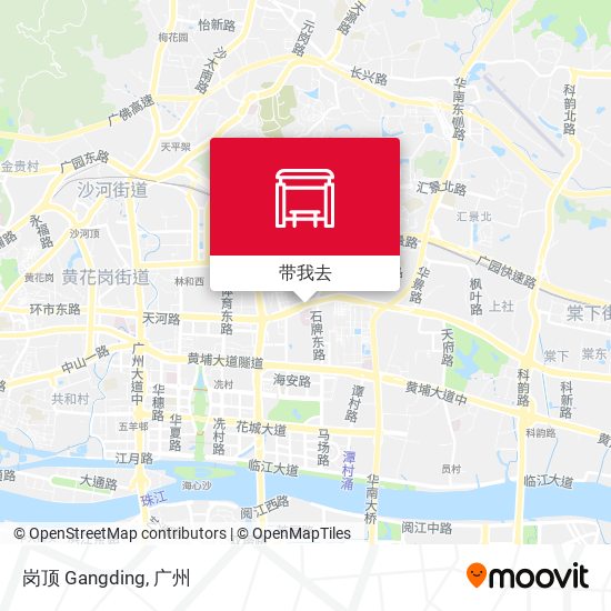 岗顶 Gangding地图