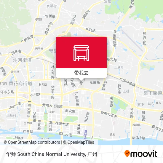 华师 South China Normal University地图