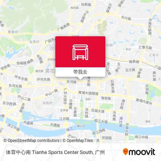 体育中心南 Tianhe Sports Center South地图