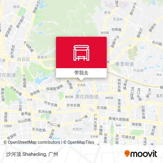 沙河顶 Shaheding地图