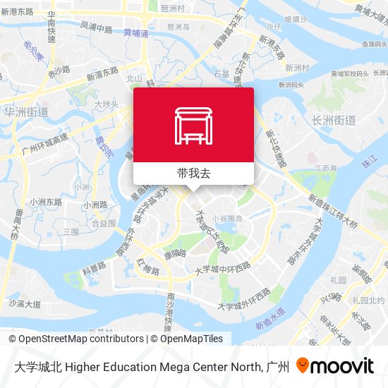 大学城北 Higher Education Mega Center North地图
