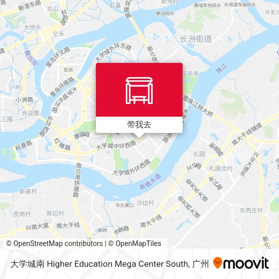 大学城南 Higher Education Mega Center South地图