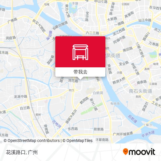 花溪路口地图