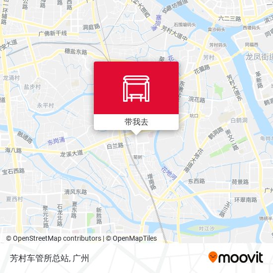 芳村车管所总站地图