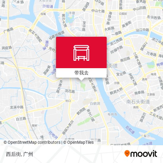 西后街地图