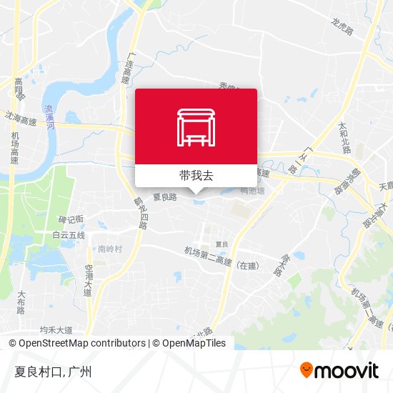 夏良村口地图