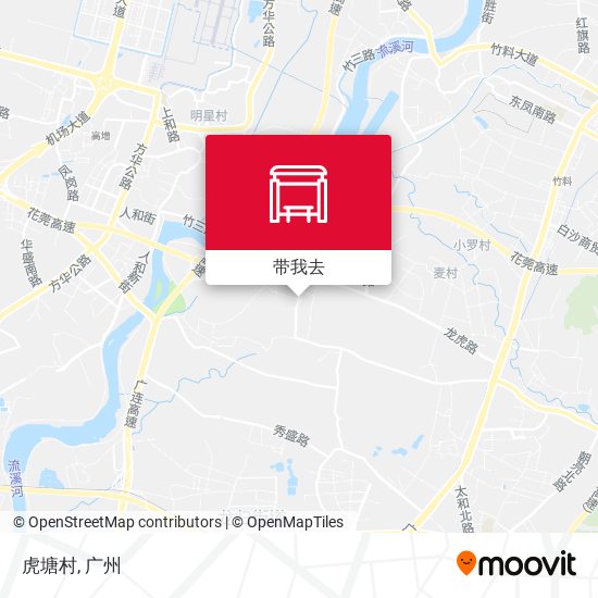 虎塘村地图