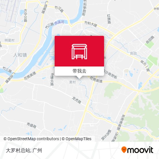大罗村总站地图