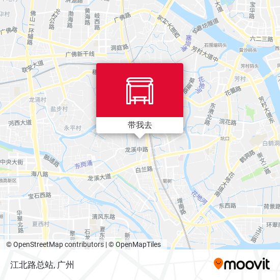 江北路总站地图