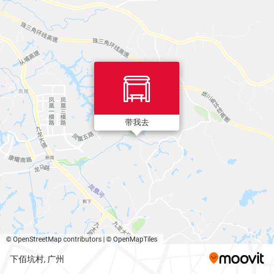 下佰坑村地图
