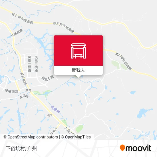 下佰坑村地图