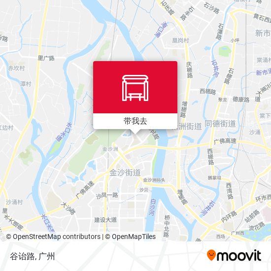 谷诒路地图
