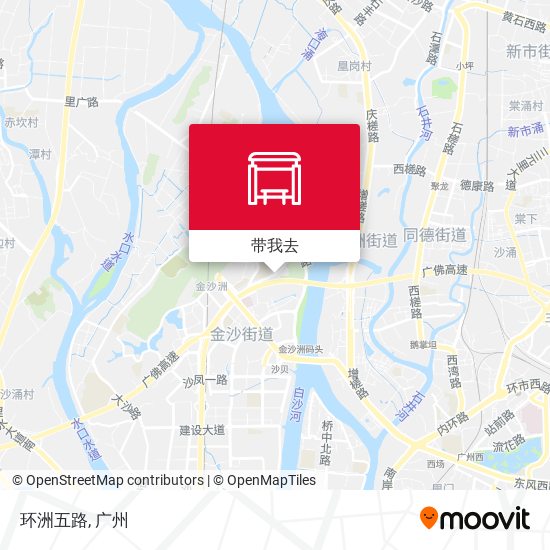 环洲五路地图