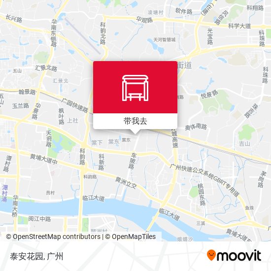 泰安花园地图