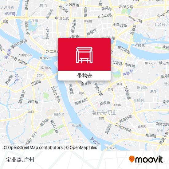 宝业路地图