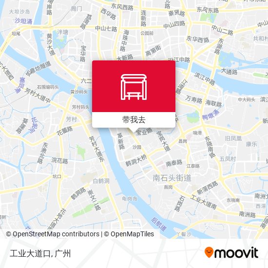 工业大道口地图