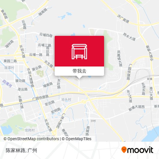 陈家林路地图