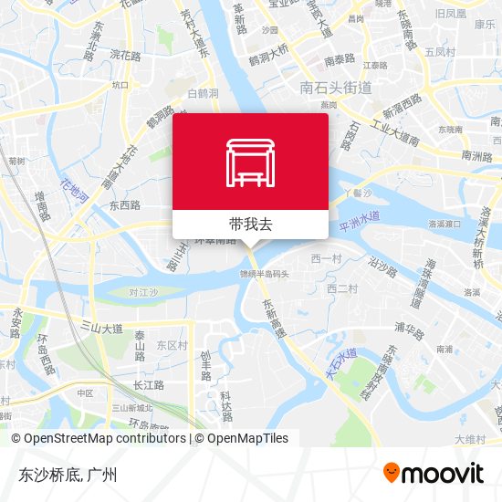 东沙桥底地图