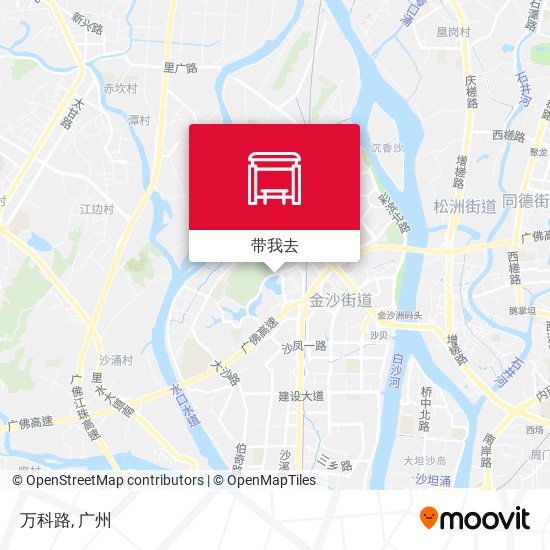 万科路地图