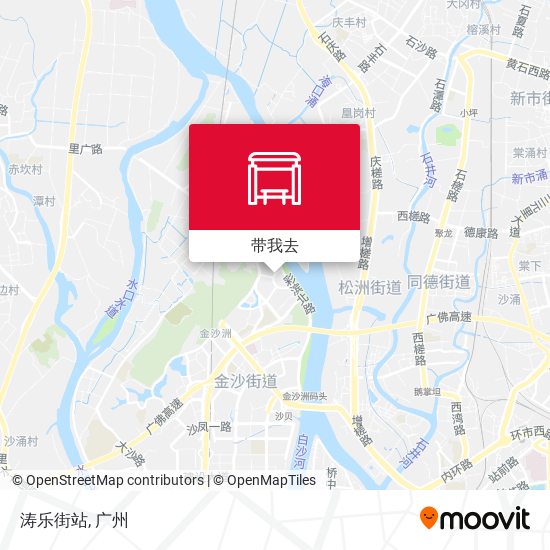 涛乐街站地图