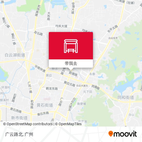 广云路北地图