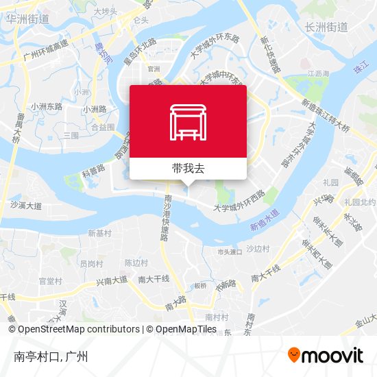 南亭村口地图