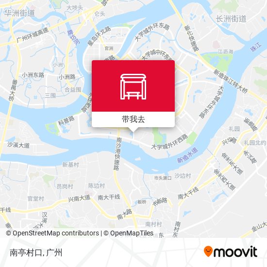 南亭村口地图
