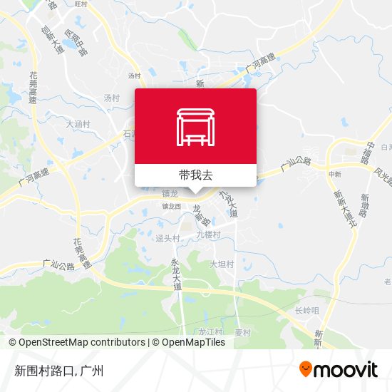 新围村路口地图