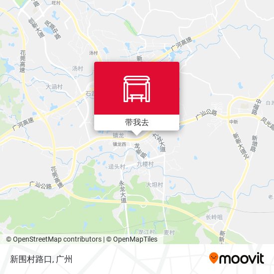 新围村路口地图