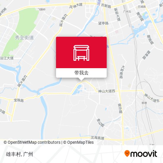雄丰村地图