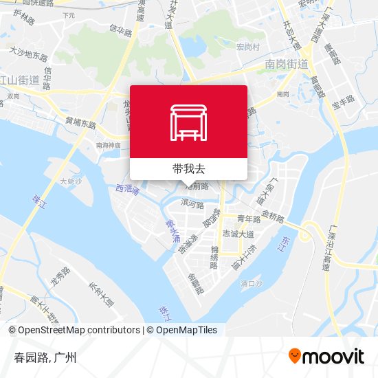春园路地图