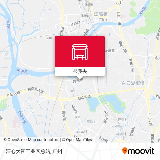 滘心大围工业区总站地图