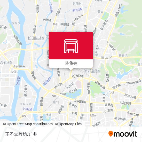 王圣堂牌坊地图