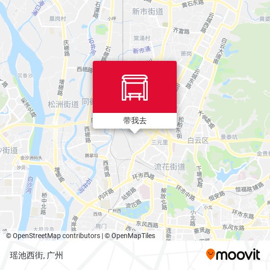 瑶池西街地图