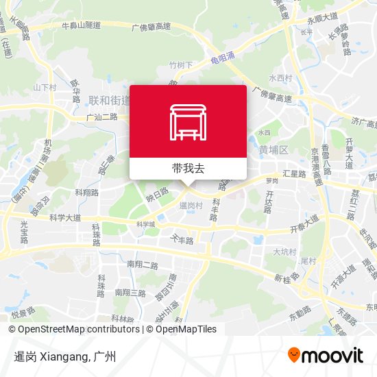 暹岗 Xiangang地图