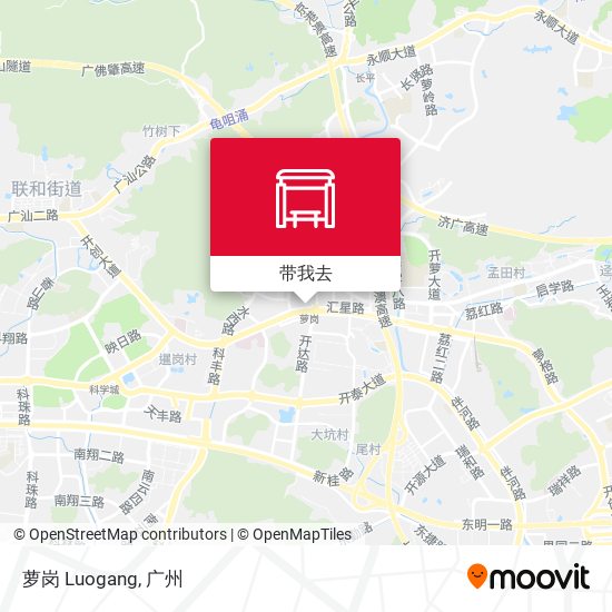 萝岗 Luogang地图