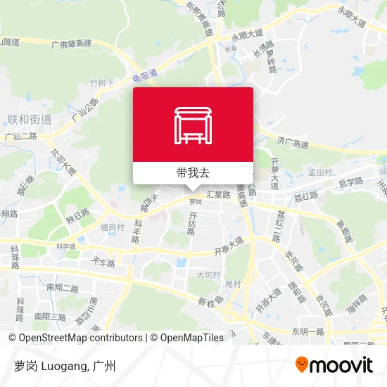 萝岗 Luogang地图