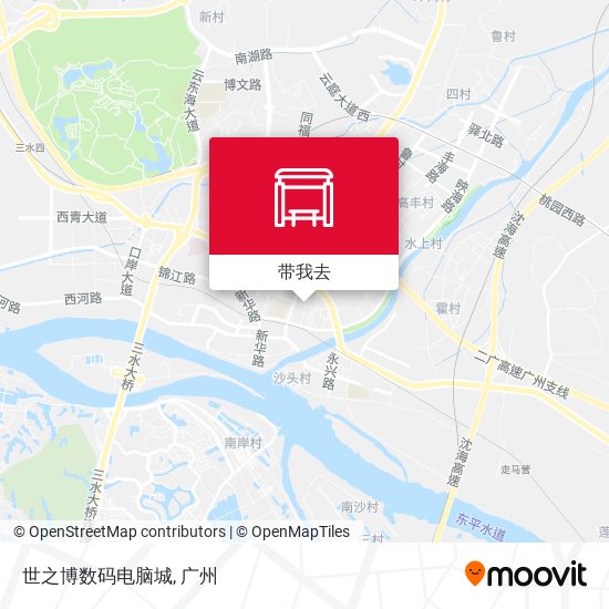 世之博数码电脑城地图