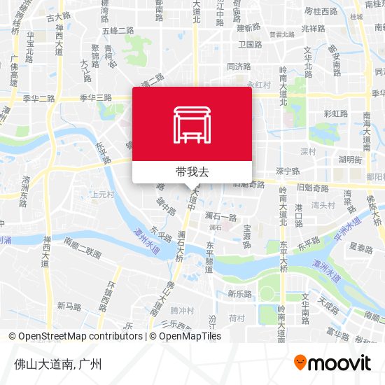 佛山大道南地图