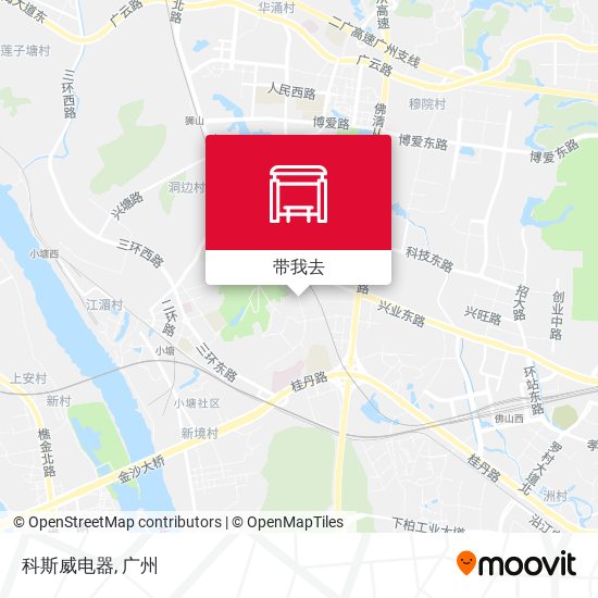 科斯威电器地图