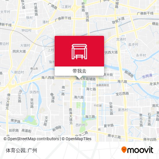 体育公园地图