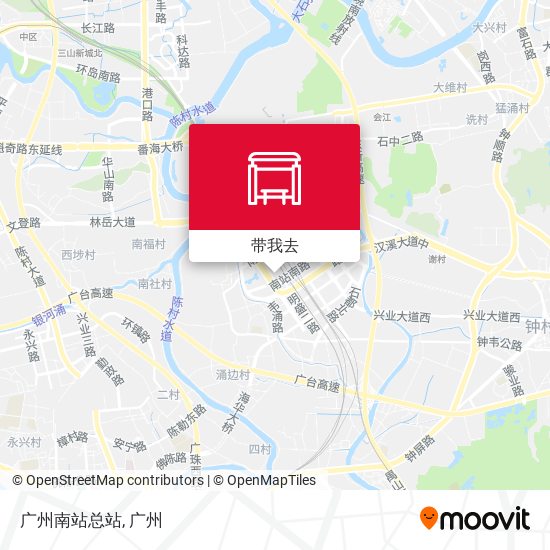 广州南站总站地图