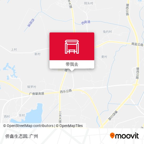 侨鑫生态园地图