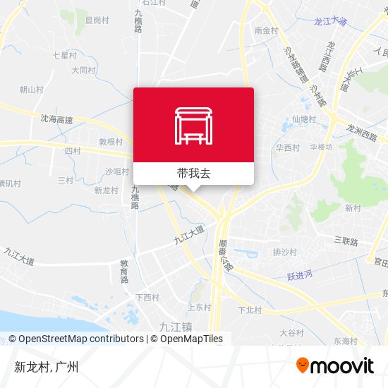 新龙村地图